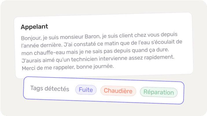 Transcription instantanée